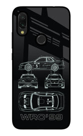 WRC'99 Redmi Y3 Glass Case